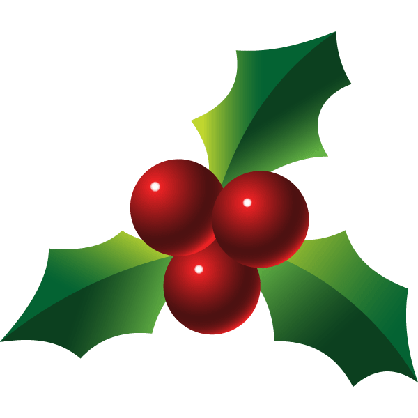clipart of christmas holly - photo #38
