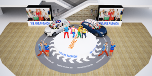 Pictured above is a 3D visualisation of the stage set up for our event, We Are Fashion at Westfield shopping centre, Merry Hill.