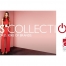 GS Collection event campaign logo shows fashion model wearing red jump suit.