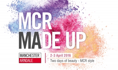 Campaign logo for beauty event at Manchester Arndale