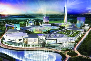 Retail-tainment - Artist's impression of the new American Dream development in Florida, USA.